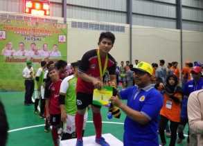Agustian Cs Berhasil Bawa Inhil Keluar Sebagai Juara I Futsal Pada Porprov Riau IX
