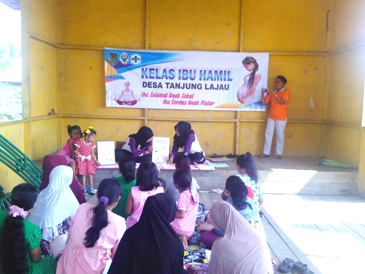 Ibu-ibu Hamil di Desa Tanjung Lajau, Kuindra Dapat Penyuluhan