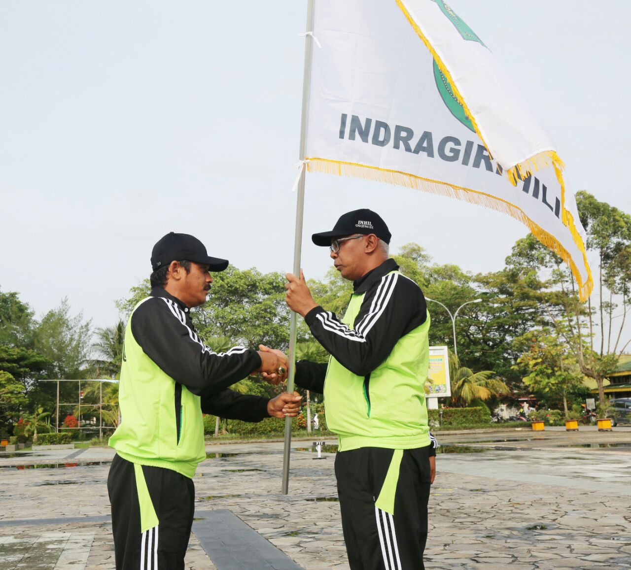 Pj Bupati Inhil Lepas Kontingen POPDA Ke - XIV Provinsi Riau Tahun 2018