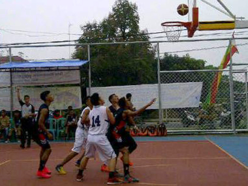 15 SMA Di INHU Ambil Bagian Dalam Kompetisi Basket Antar Pelajar