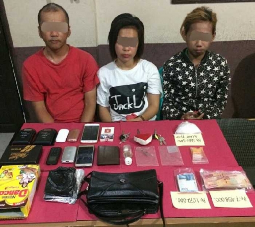 Polres Inhil Grebek Tempat Transaksi Narkoba Berkedok Salon