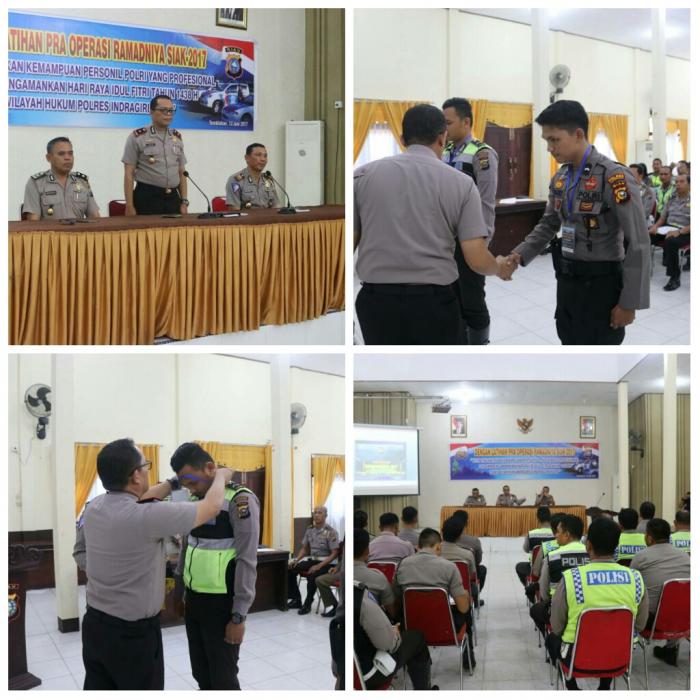 Polres Inhil Membuka Secara Resmi Latihan Pra Operasi Ramadniya Siak 2017