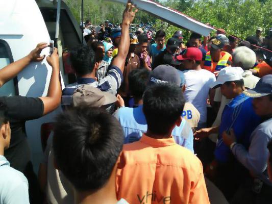 Ayah Dan Anak Korban Tenggelam Di Bengkalis Di Temukan Sudah tidak Bernyawa