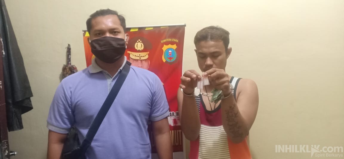 Pengedar Sabu Jalan Deli Diciduk Tekab Polsek Perbaungan