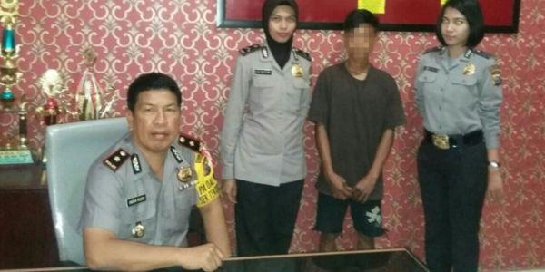 Pelaku Pencabulan Anak Dibawah Umur Diamankan Polsek Tenayan Raya