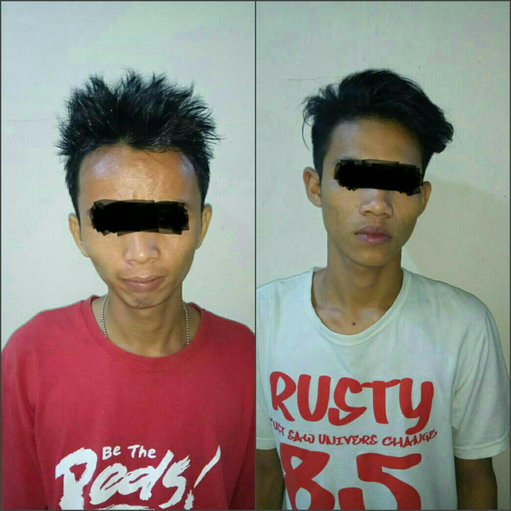 Dua Remaja di Inhil Nekat Curi CPU Kobelco, Akhirnya Diangkut Polisi