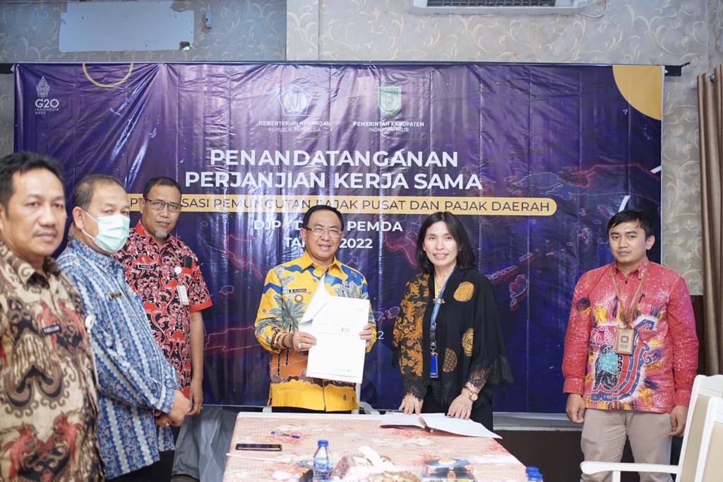Bupati Inhil Tandatangani Mou Dengan DJP dan DJPK