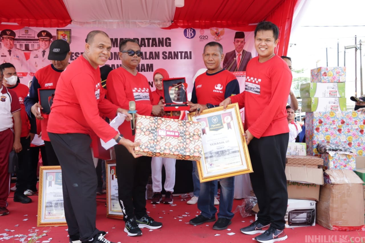 Ribuan ASN Kabupaten Sergai Semarakkan HUT ke-77 Kemerdekaan RI