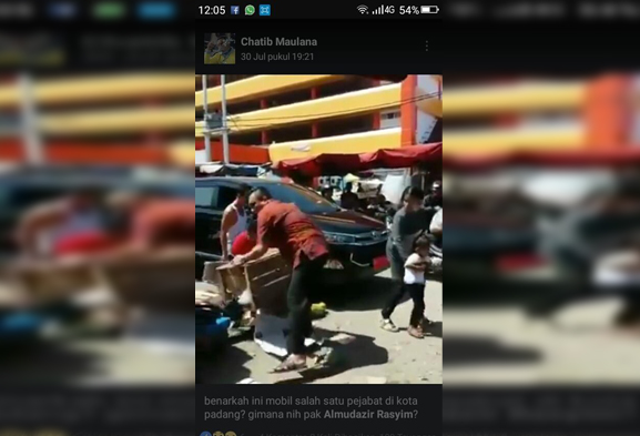 Video Kadis Perdagangan Kota Padang Mengamuk Tersebar, Banyak Netizen Geram