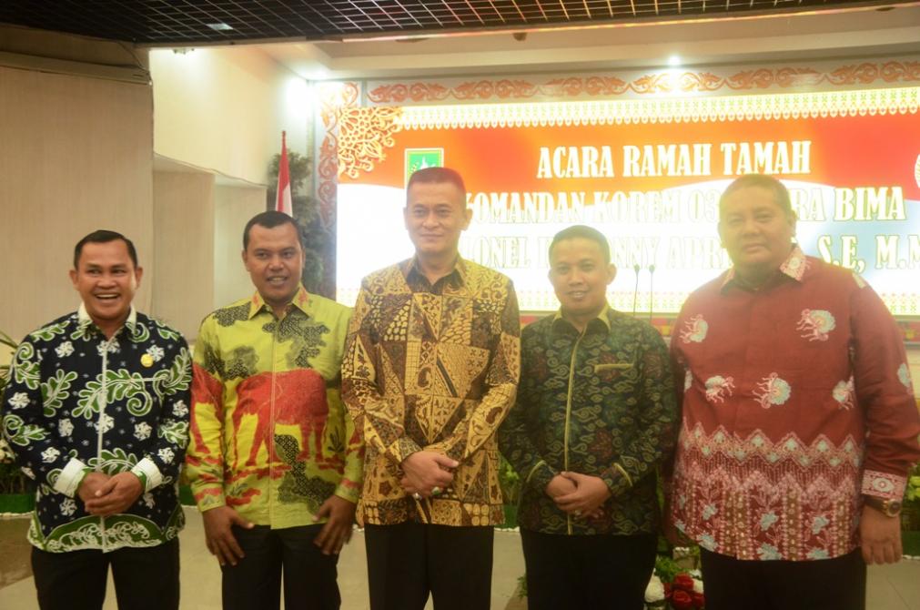 Hadiri Ramah Tamah dengan Danrem 031/Wb, Ini Harapan Asisten Ekonomi dan Pembangunan Setda Inhil