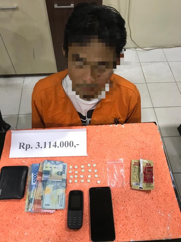 Udah Lama Diincar, RS Akhirnya Dibekuk Sat Narkoba Polres Inhil