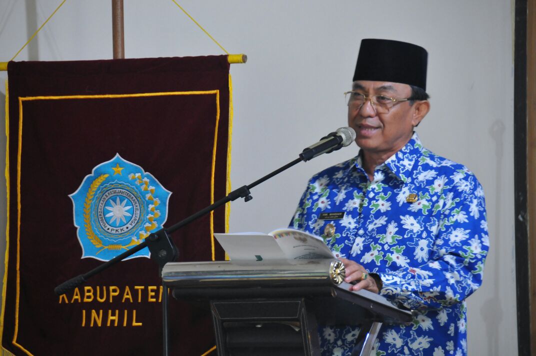 Camat di Inhil Diharapkan Bina Pengurus PKK