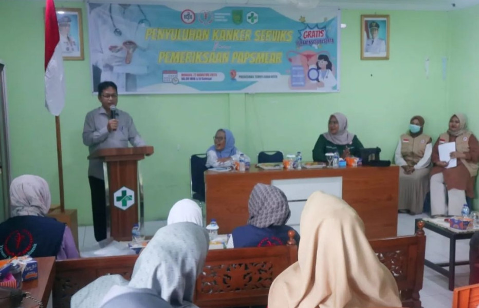 Pemkab Inhil Buka Acara Penyuluhan Kanker Serviks dan Pemeriksaan Papsmer