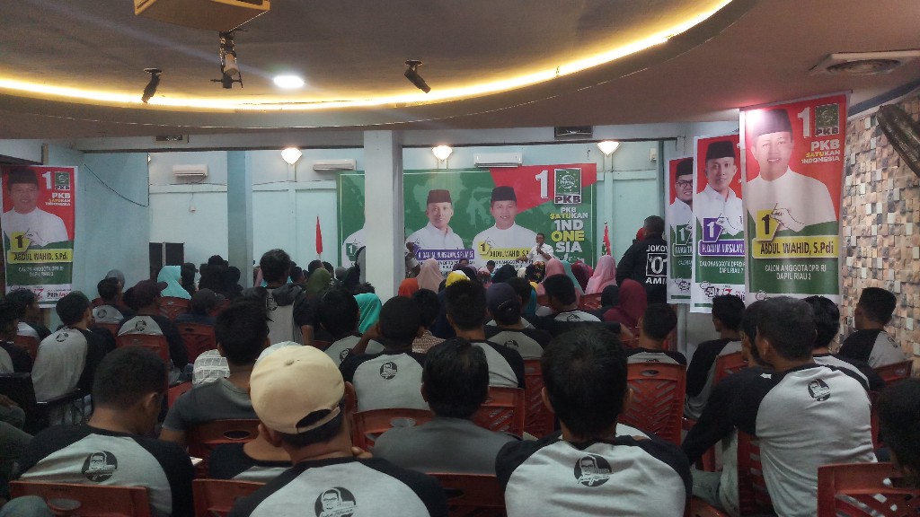 Komunitas Pedagang Jalanan Tembilahan Deklarasi Dukung Caleg PKB