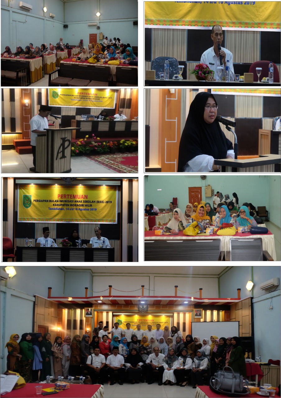 Dinkes Inhil Adakan Pertemuan Persiapan Bulan Imunisasi Anak Sekolah