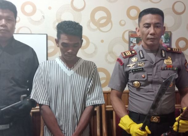 Ancam Polisi Pakai Parang, Warga Sigi Diamankan