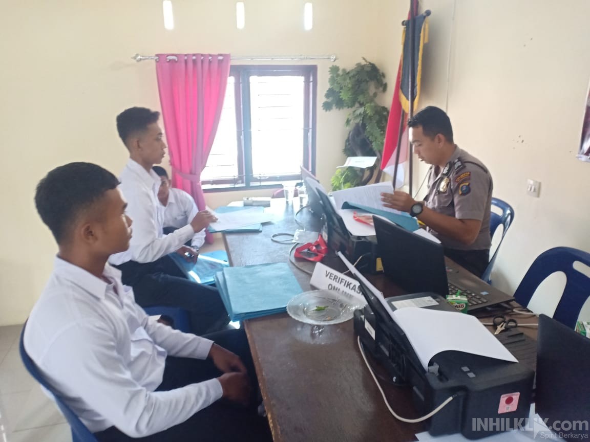 Panbanrim Polresta Deli Serdang Verifikasi Calon Anggota Polri TA. 2020