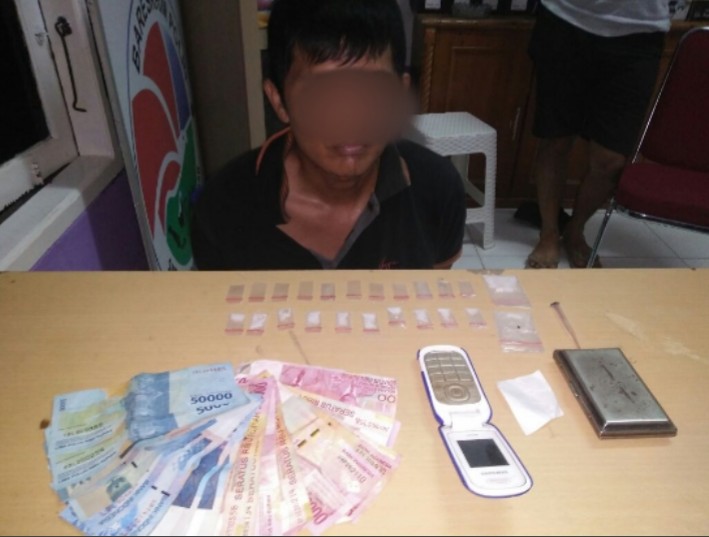 Polres Siak Cokok Pelaku Narkotika, Puluhan Paket Sabu Siap Edar Diamankan