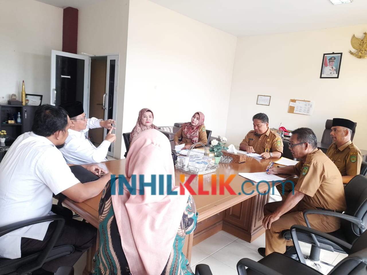 Diskop dan UKM Inhil Terima Kunjungan Kemenag Riau