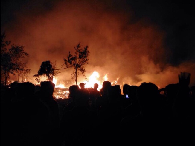 Diduga Korsleting, 60 Pintu Perumahan Karyawan PT Sambu Terbakar