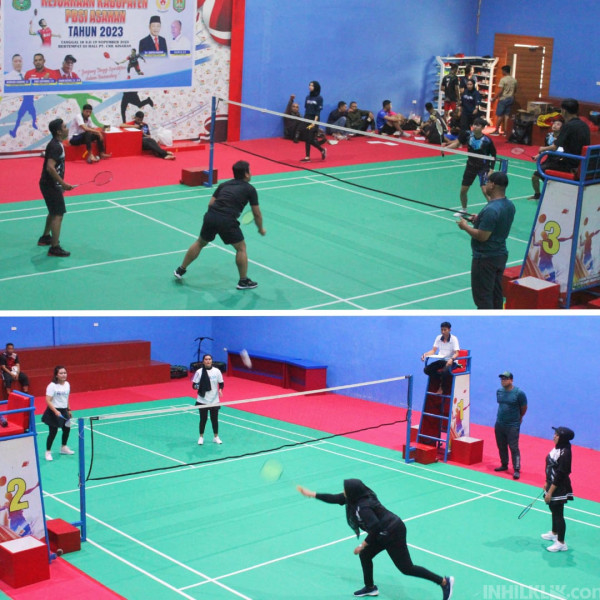 Sportartcullar 2023, BRI Kisaran Gelar Turnamen Badminton Antar Pekerja