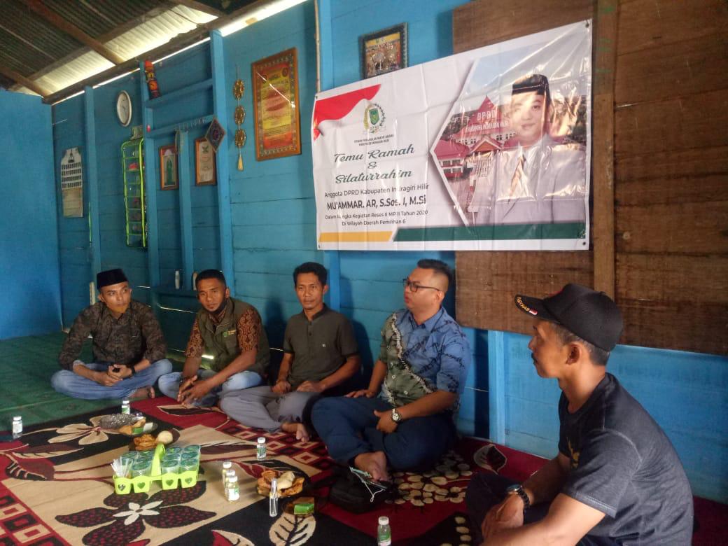 Suarakan Aspirasi Konstituennya, Muammar Minta Pemda Inhil Serius Dorong Penyelesaian Tapal Batas