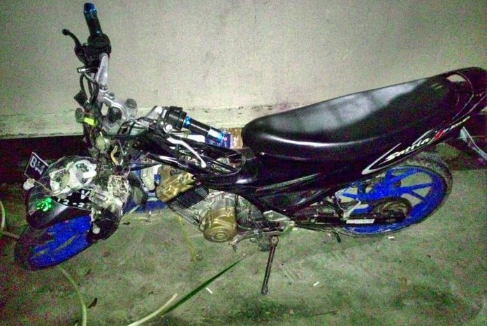 BRAKKK...Bocah 7 Tahun di Inhil Tewas Ditabrak Satria FU
