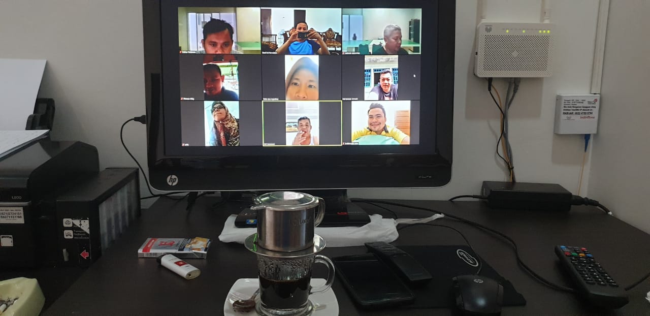 Gelar Rapat Via Teleconference, PKB Inhil Bahas Kampung Siaga Covid-19