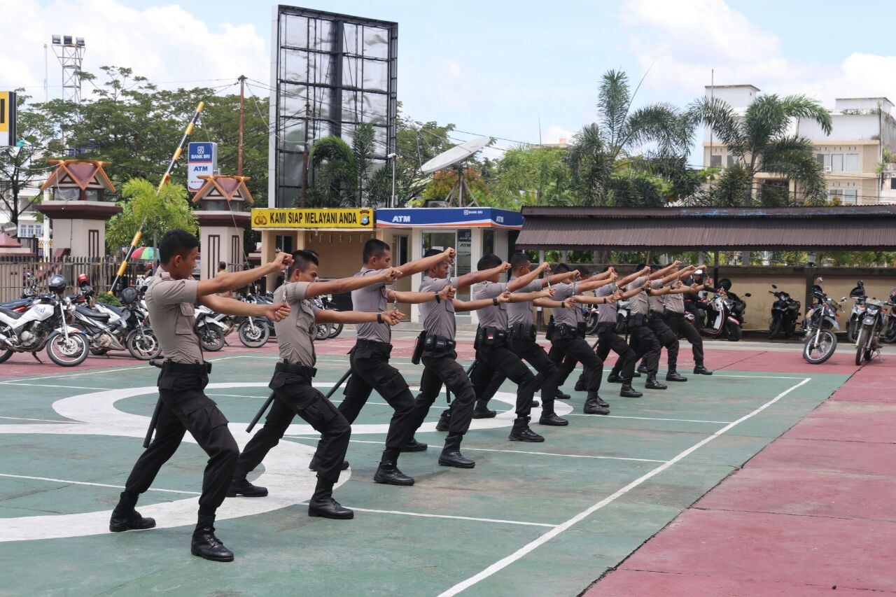 Brigadir Remaja Di Indragiri Hilir Ikuti Senam Borgol