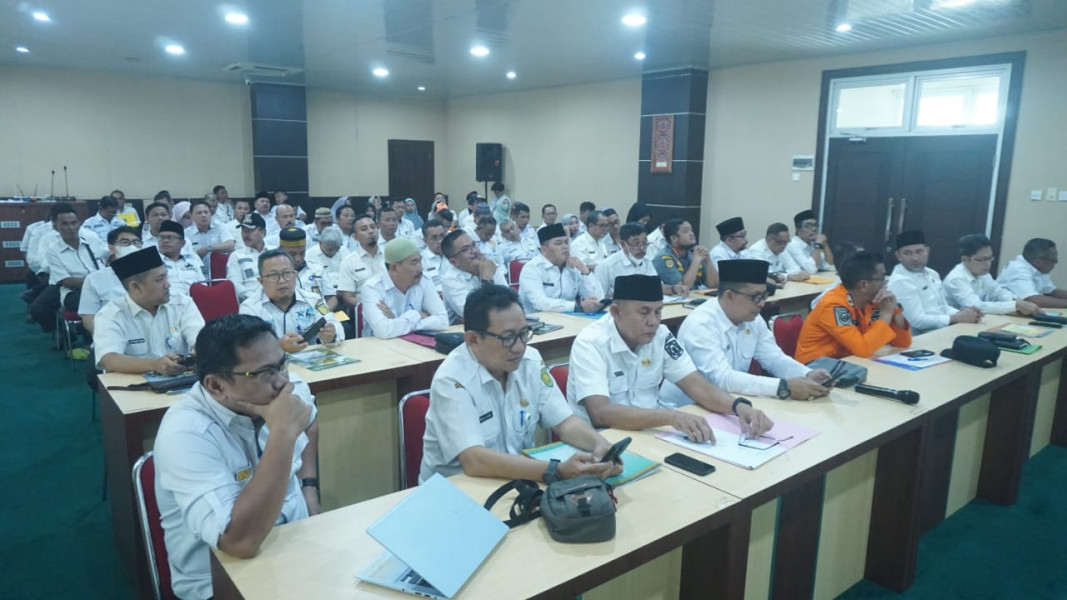 Pemda Inhil Kembali Gelar Rapat Evaluasi dan Keuangan APBD Inhil 2024