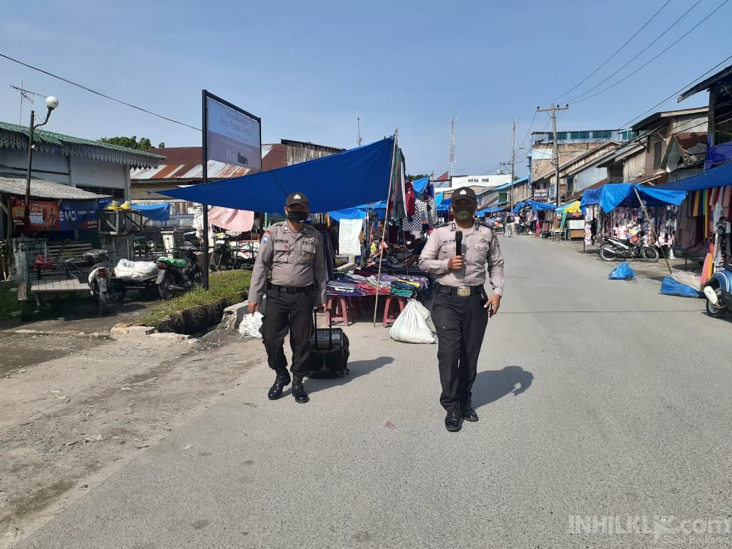 Polsek Pantai Cermin Terus Imbau Masyarakat  Patuhi Protokol Kesehatan
