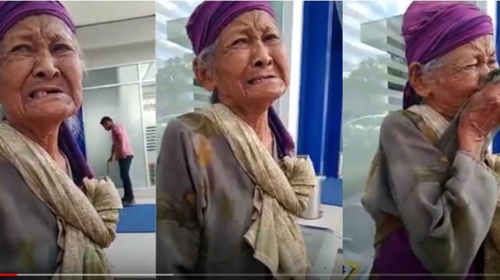 Jalan Kaki dari Rumah, Nenek Ini Tak Kuasa Tahan Tangis Ingin Tukarkan Uang Receh Untuk Berobat