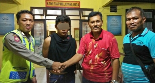 Polres Inhu Hentikan Pelarian TSK Curat KSP Tama Mandiri