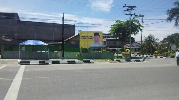 Pilgub Masih Lama, Baleho Bupati Daerah Lain “Mejeng” ke Bengkalis