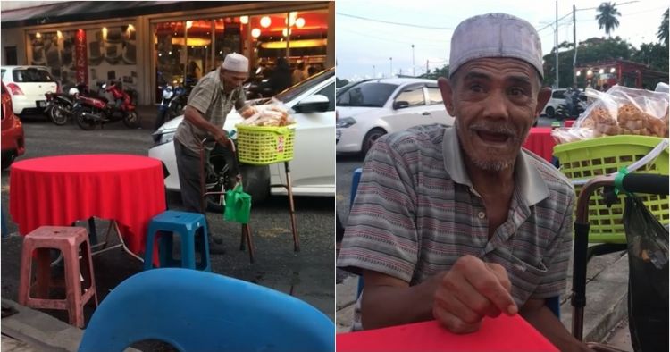 Kisah haru seorang kakek yang dipaksa jualan kerupuk oleh anaknya