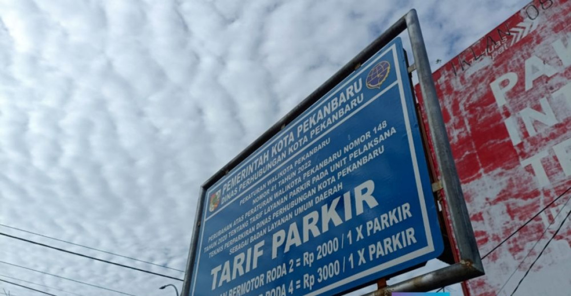 Digugat Warga, Dishub Pekanbaru Pastikan Tarif Parkir Sesuai Aturan