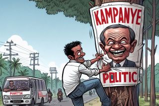 Alat Peraga Kampanye Banyak Terpaku di Pohon, Apel Riau Siap Beraksi!