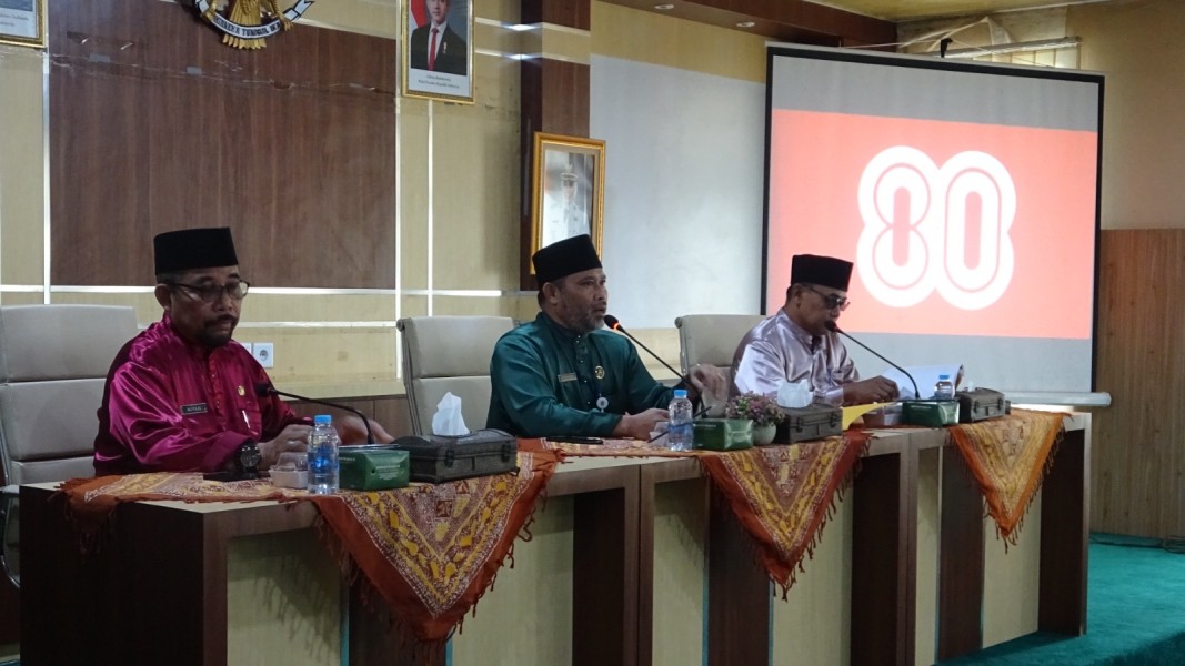 Staf Ahli Bupati Pimpin Rapat Final Persiapan HUT RI Ke-80 Indragiri Hilir