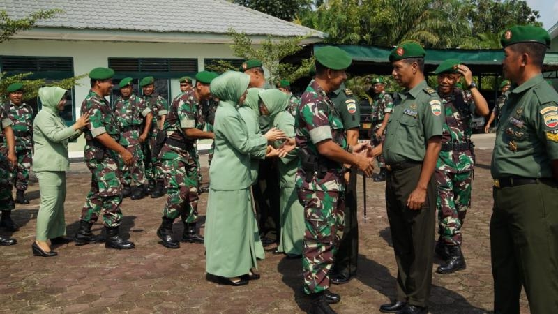 Prajurit Kodim 0314/ Inhil Naik Pangkat