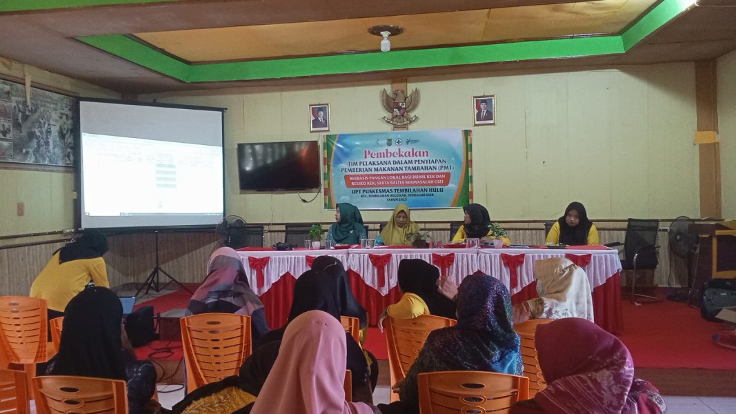 Pemdes Sungai Intan Ikuti Pembekalan PMT Berbasis Pangan Lokal
