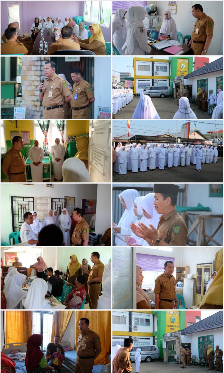Mantapkan Persiapan Akreditasi, Kadikses Inhil Kunjungi UPT Puskesmas Tembilahan Hulu
