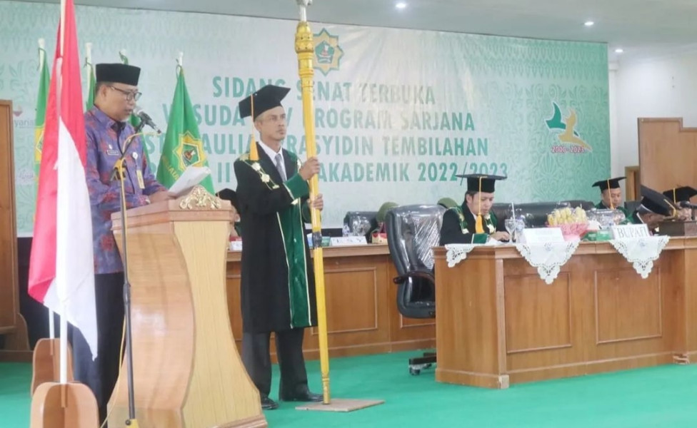 Bupati Inhil Hadiri Sidang Senat Terbuka Wisuda XXV STAI Auliarrasyidin