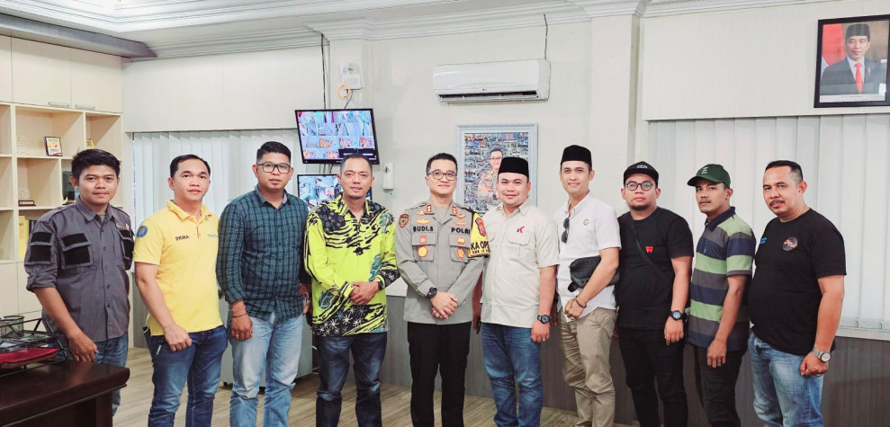 Perkokoh Kemitraan, Insan Pers Dukung Polres Inhil Jaga Kondusifitas Masyarakat