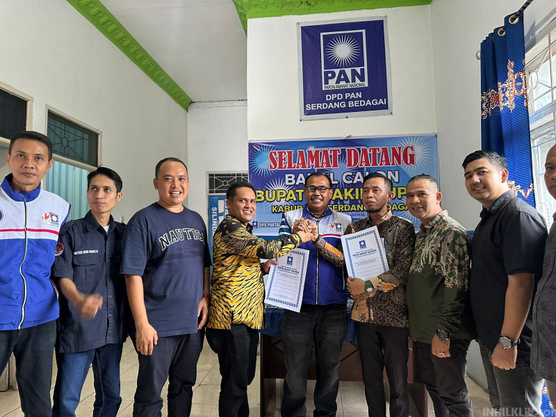 Darma Wijaya - Adlin Tambunan Kembali Kompak Daftar ke DPD PAN Sergai
