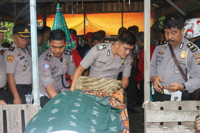 Pembunhan di Tembilahan, Kapolres dan Wakapolres Turun Langsung ke TKP Pagi ini