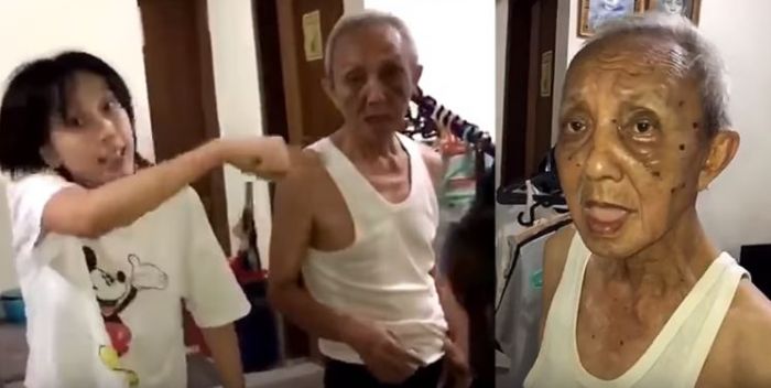 ANAK DURHAKA! Wanita ini Pukul Ayah Sampai Lebam, Lihat yang Dilakukannya