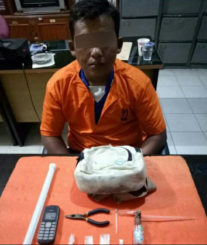 Diduga Jadi Pengedar Sabu, Pria Di Inhil Dibekuk Polisi