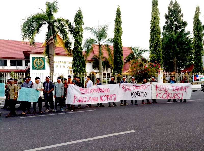 Riau Darurat Korupsi, KAMMI Desak Kejati Tuntaskan Kasus Tugu Anti Korupsi