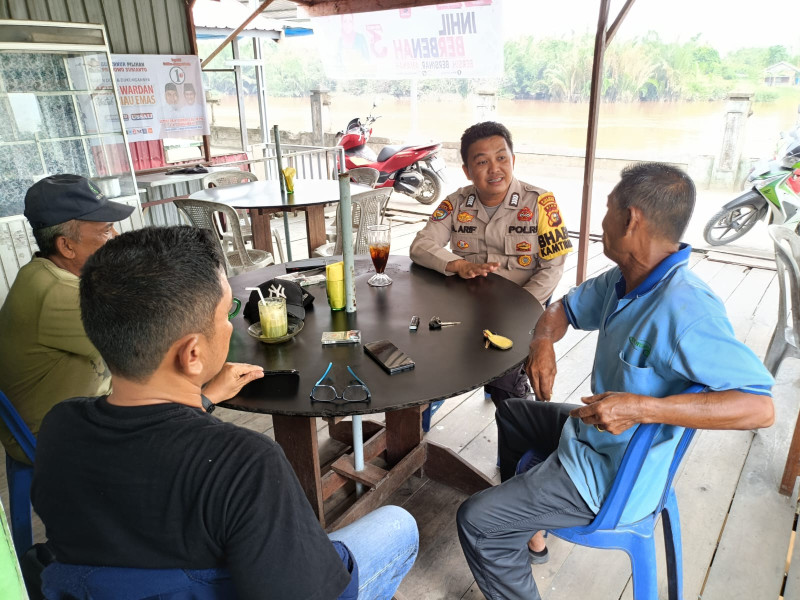 Polsek GAS Cooling System Pilkada di Kelurahan Teluk Pinang