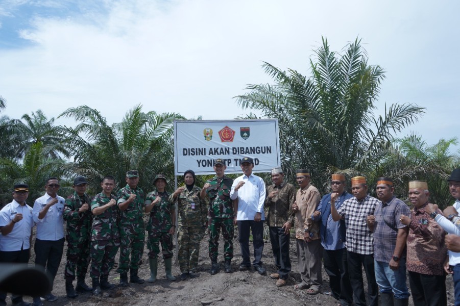Pemkab Inhil Dukung Pembangunan Batalyon Ketahanan Pangan